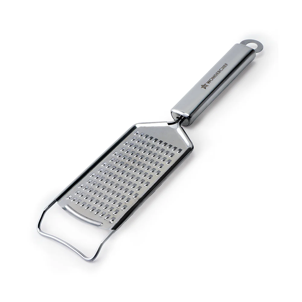 Ambrosia Cheese Grater & Vegetable Shredder | Food-grade Stainless-steel | Comfortable Handle | Multi-purpose Use for Cheese, Veggies, Fruits, Chocolates, Ginger, Garlic | 1-Year Warranty