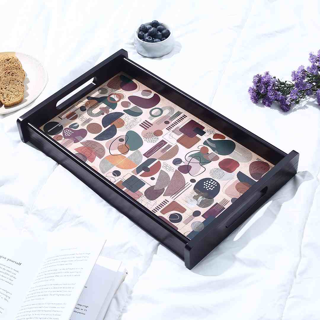 Casablanca Tray Abstract Pattern – Medium