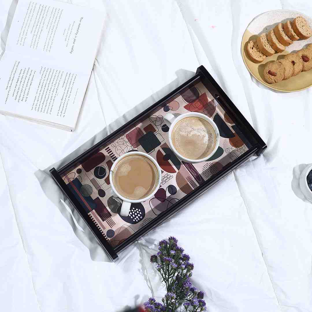 Casablanca Tray Abstract Pattern – Small
