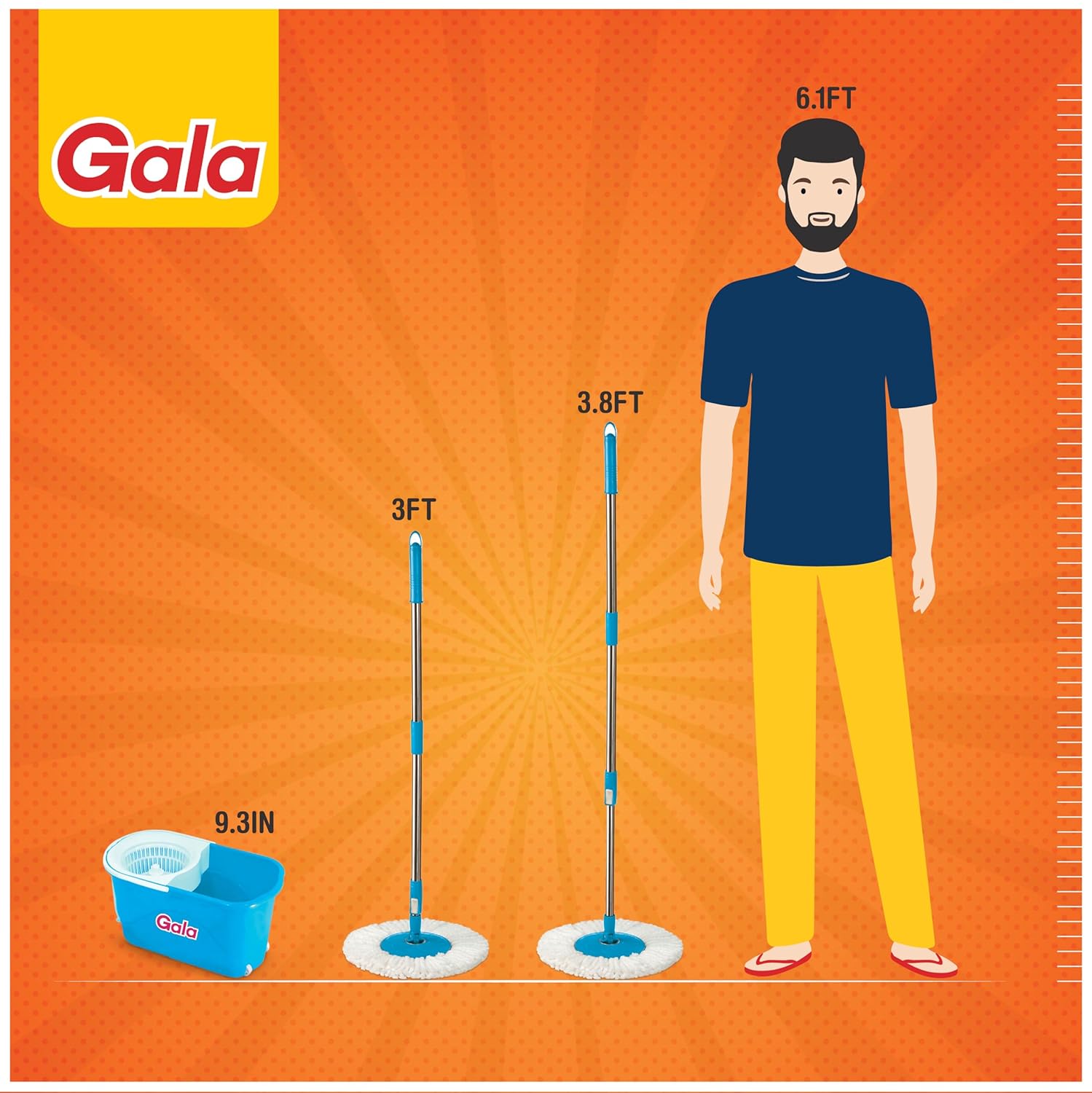 Gala e-Quick Spin Mop