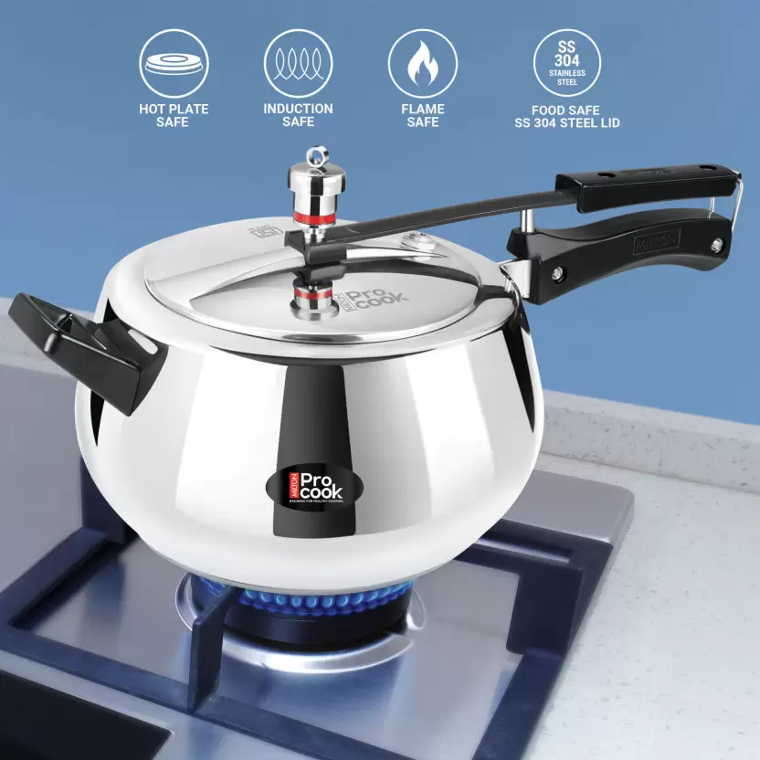 Curve Stainless Steel Pressure Cooker Inner Lid (Milton Procook)