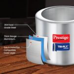 Prestige 3 L Tri-Ply Svachh Inner Lid Pressure Cooker